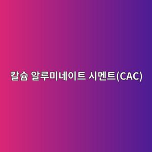 칼슘 알루미네이트 시멘트(CAC)의 압축강도 적정화: 환원 현상(Conversion) 억제 온도 관리 4 ecb9bcec8a98 ec958ceba3a8ebafb8eb84a4ec9db4ed8ab8 ec8b9ceba998ed8ab8cac 1788508011